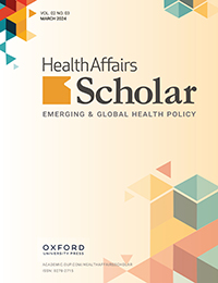 Health Affairs Scholar Cover.